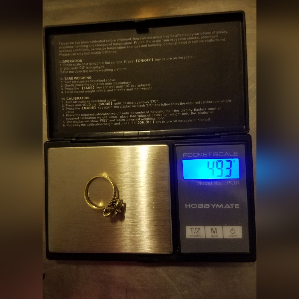 Antique Ruby & Diamonds 18k Solid Gold Flower Coc… - image 4